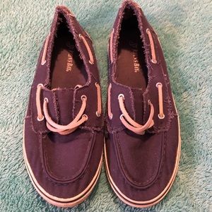 St Johns Bay Navy Boat Shoes